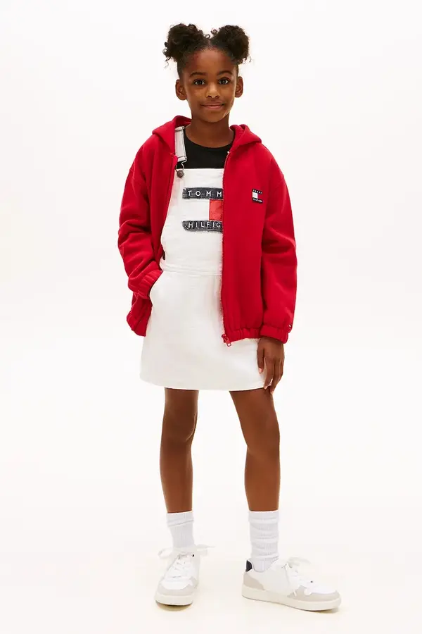 Tommy Hilfiger Otroška jeans obleka Tommy Hilfiger