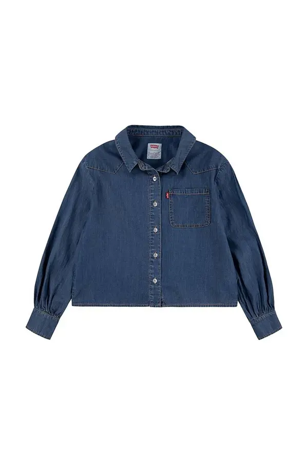 Levi's Otroška jeans srajca Levi's L/S WESTERN DENIM SHIRT