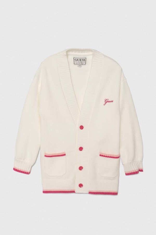 Guess Otroška jopica Guess bela barva, J4YR04 Z3GS0