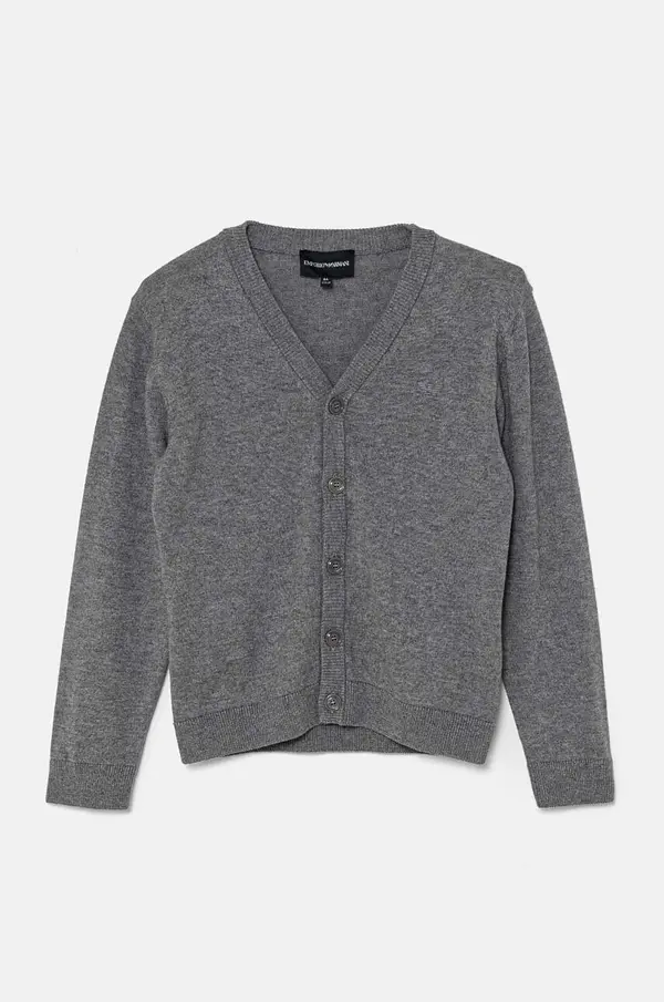 Emporio Armani Otroška jopica iz mešanice volne Emporio Armani
