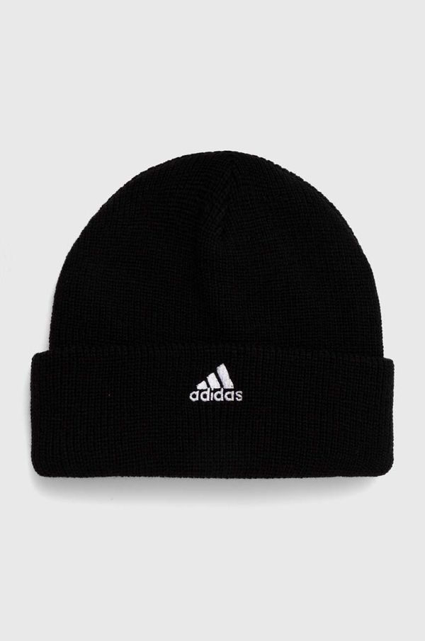 adidas Performance Otroška kapa adidas Performance LK BEANIE črna barva, IY7841