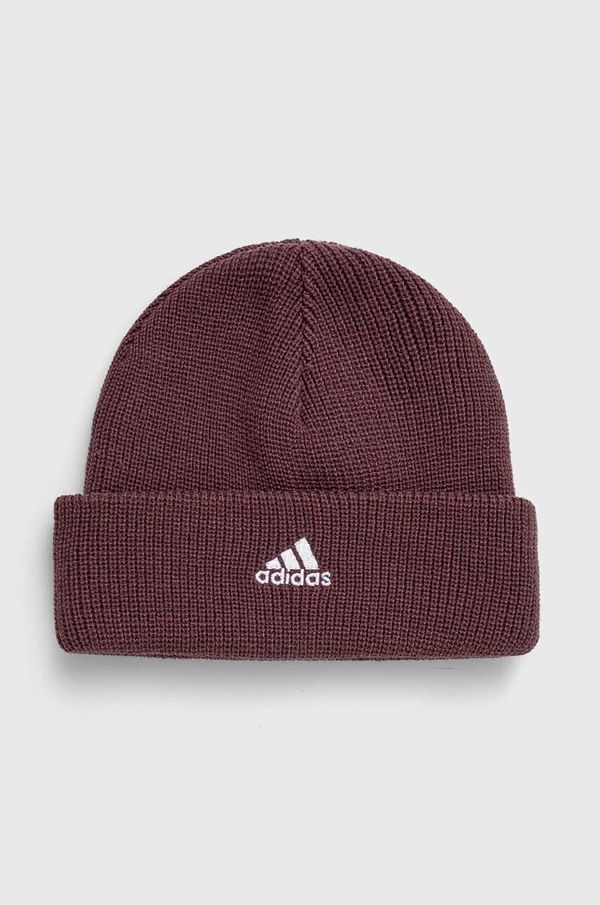 adidas Performance Otroška kapa adidas Performance LK BEANIE vijolična barva, IY7845