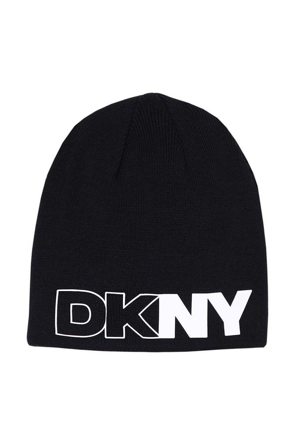 DKNY Otroška kapa Dkny črna barva, D60989