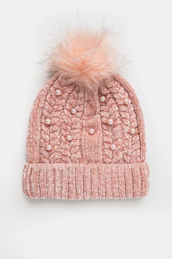 Guess Otroška kapa Guess roza barva, J3BZ05 Z39H0