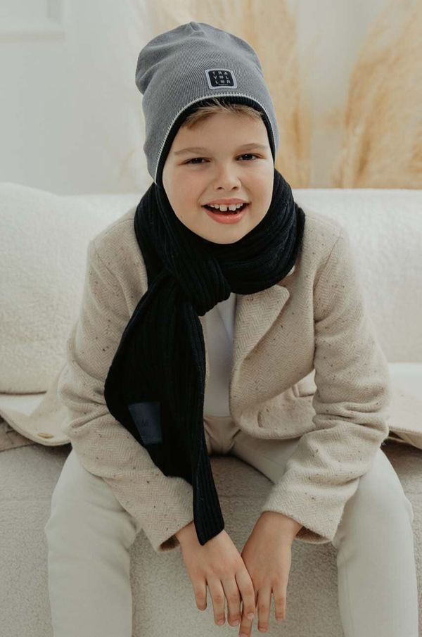 Jamiks Otroška kapa Jamiks TAMARINO siva barva, JZH291