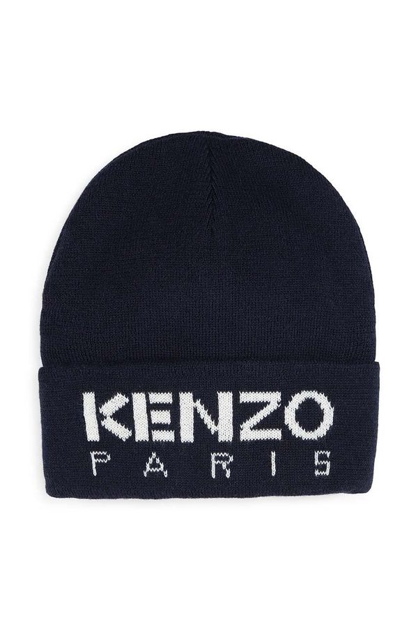 Kenzo kids Otroška kapa Kenzo Kids mornarsko modra barva, K60604