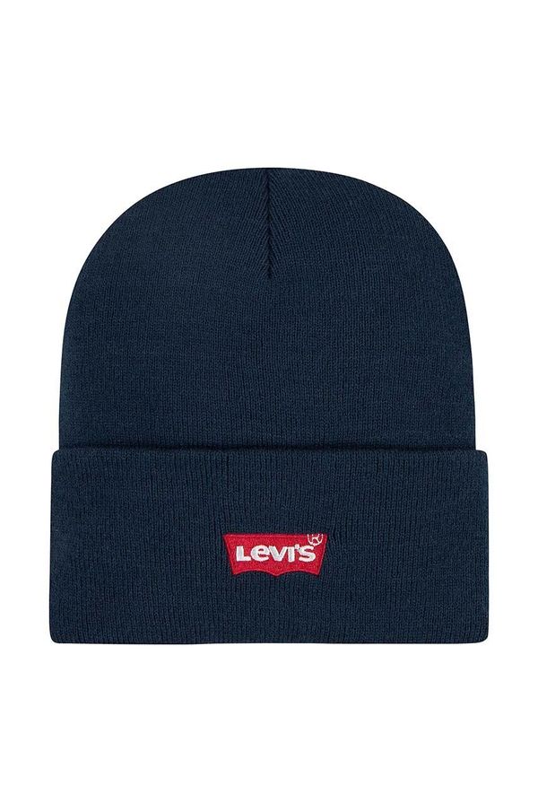 Levi's Otroška kapa Levi's LAN LEVI'S CORE BATWING BEANIE mornarsko modra barva, 9A8620