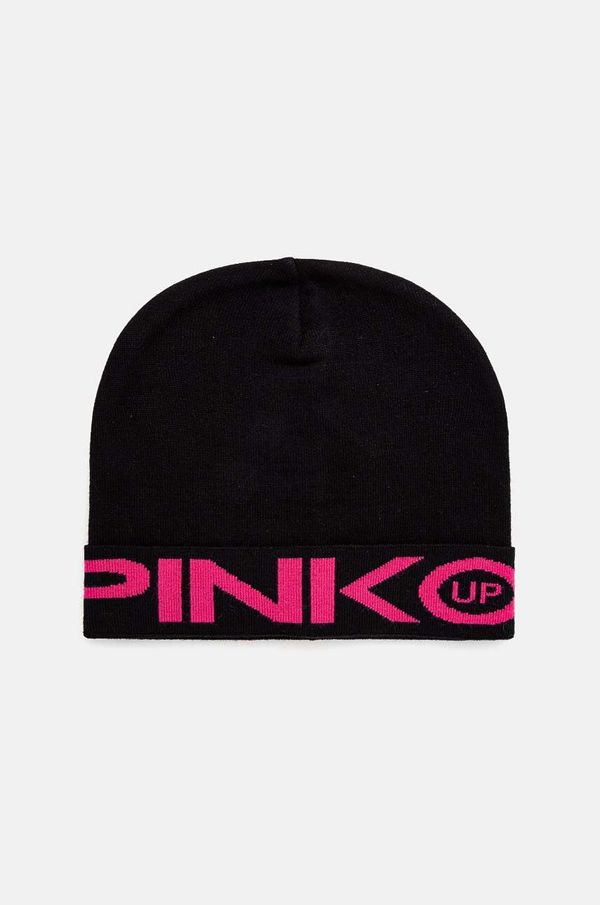 Pinko Up Otroška kapa Pinko Up črna barva, F4PIJGHT219