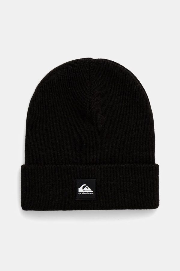 Quiksilver Otroška kapa Quiksilver BRIGADE BEANIE črna barva, EQBHA03088