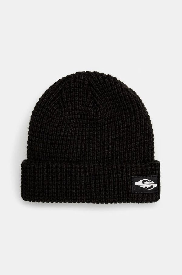 Quiksilver Otroška kapa Quiksilver TOFINO BEANIE črna barva, EQBHA03079