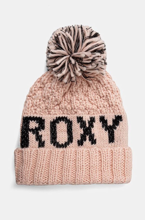 Roxy Otroška kapa Roxy TONIC BEANIE roza barva, ERGHA03322