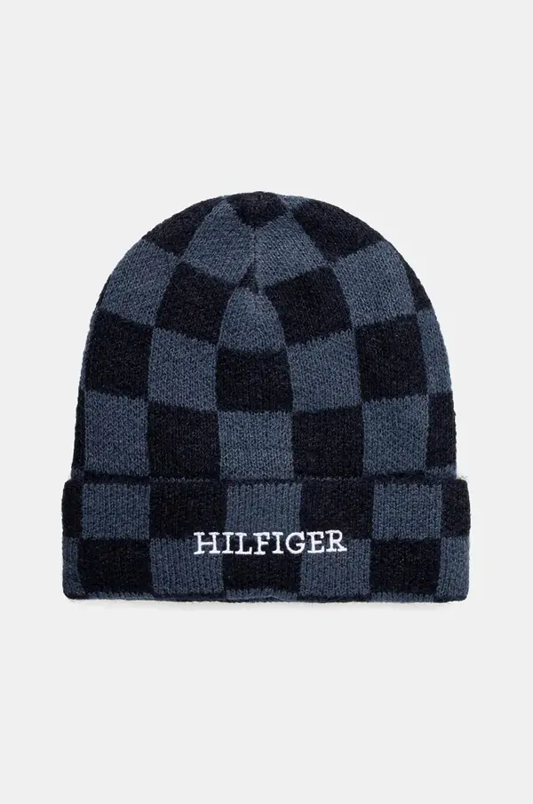 Tommy Hilfiger Otroška kapa s primesjo volne Tommy Hilfiger