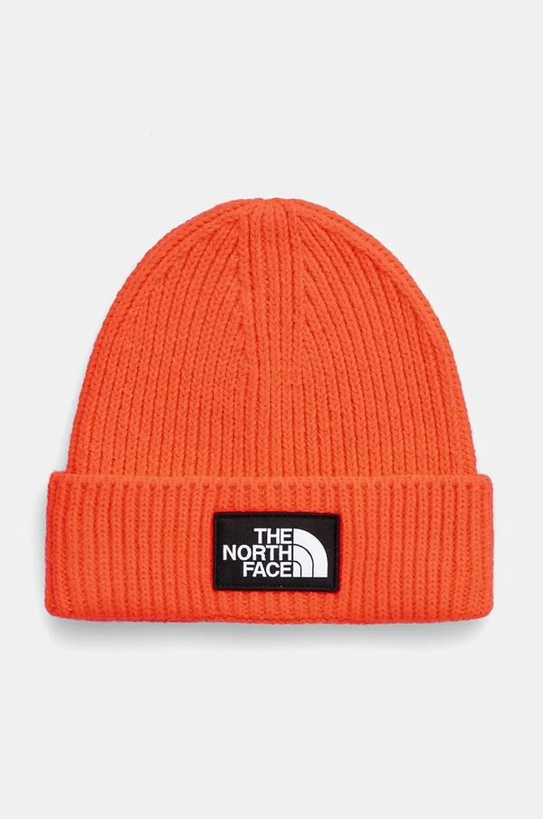 The North Face Otroška kapa The North Face TNF BOX LOGO CUFFED BEANIE roza barva, NF0A7WGCP2B1