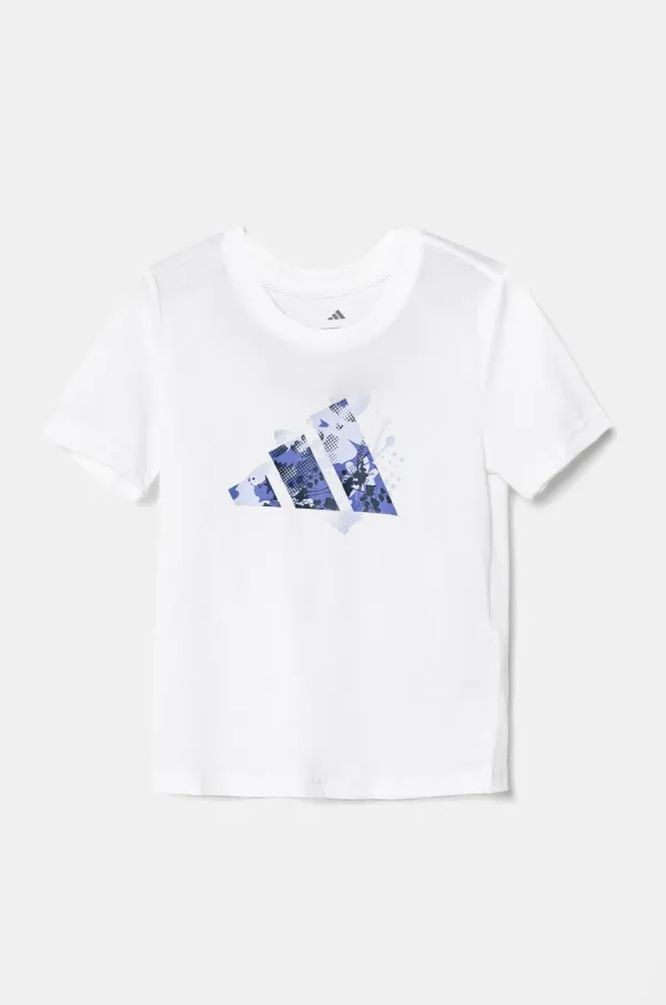 adidas Otroška kratka majica adidas bela barva, JI9089