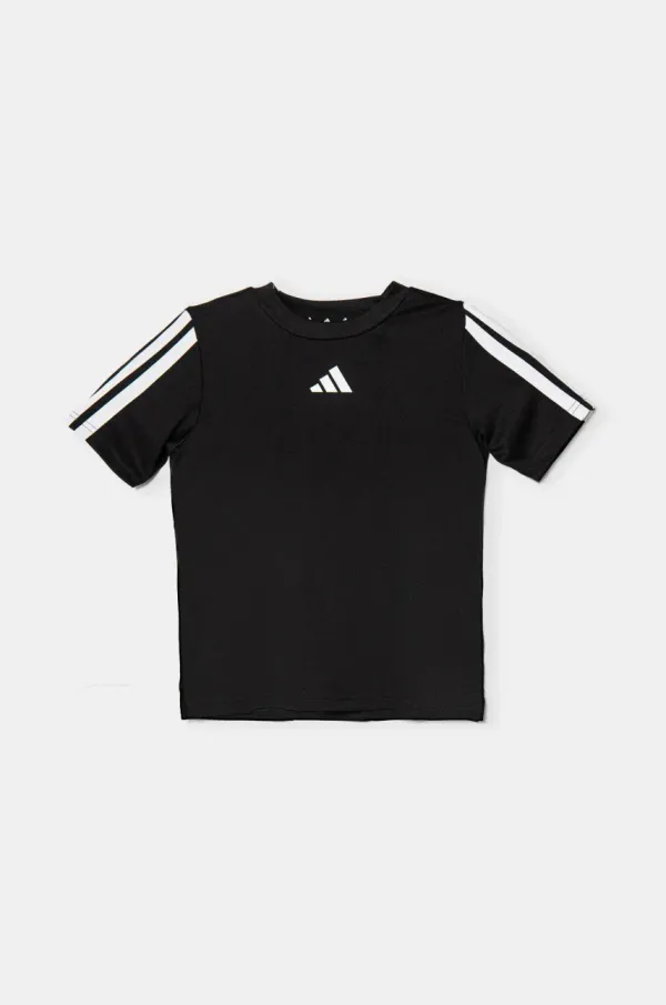adidas Otroška kratka majica adidas črna barva, JJ1032