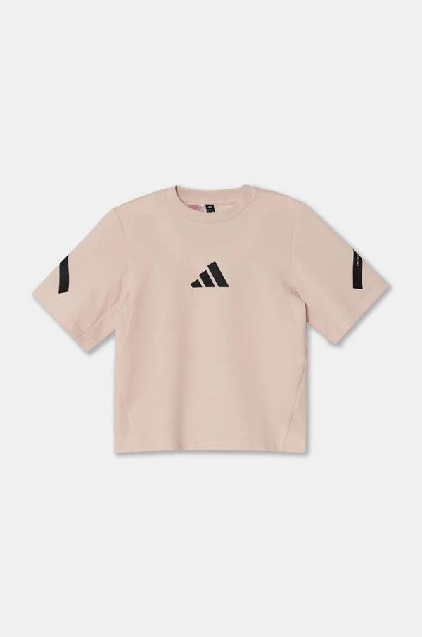 adidas Otroška kratka majica adidas J ZNE TEE roza barva, JF2846