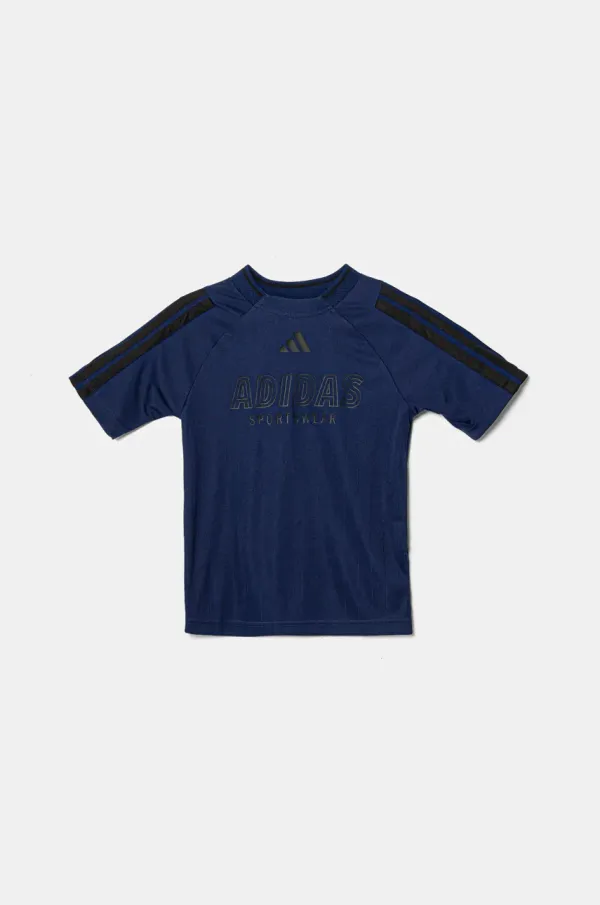 adidas Otroška kratka majica adidas mornarsko modra barva, JC8035