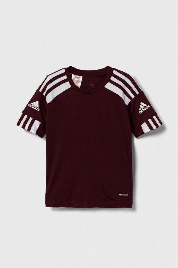 adidas Performance Otroška kratka majica adidas Performance bordo barva