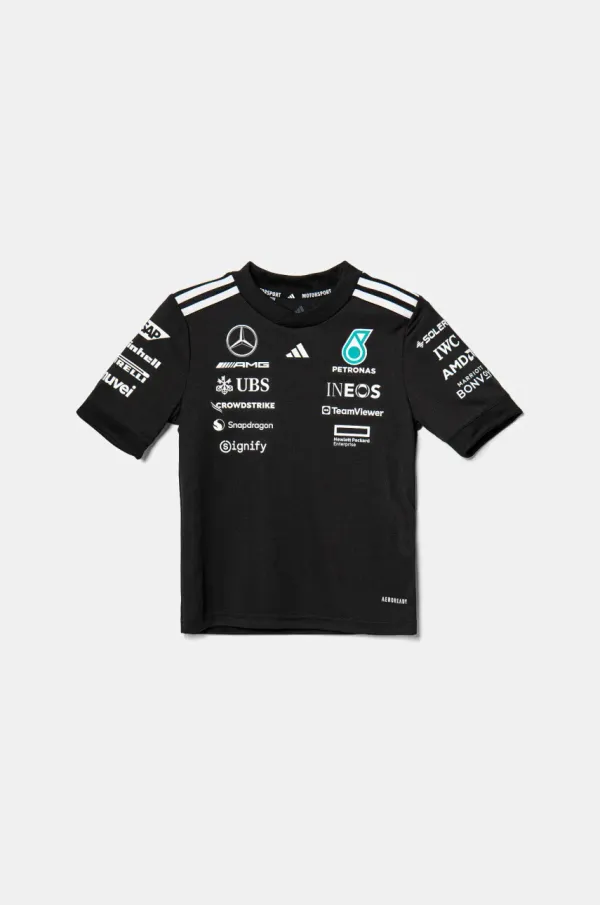 adidas Performance Otroška kratka majica adidas Performance MER DR črna barva, JW5363