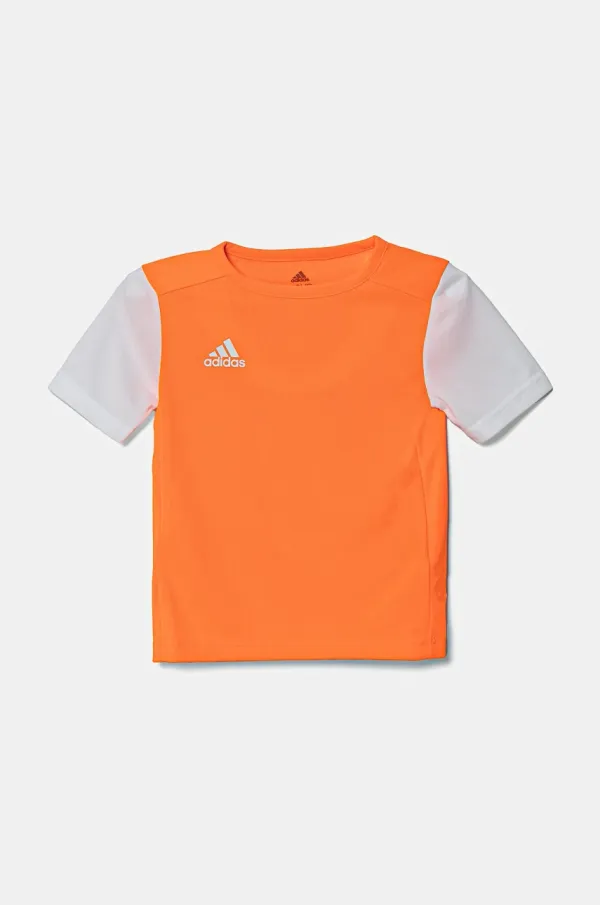 adidas Performance Otroška kratka majica adidas Performance oranžna barva, DP3227
