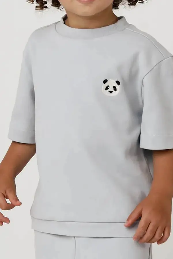Donsje Otroška kratka majica Donsje Jarne T-shirt Panda