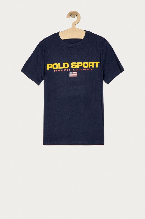 Polo Ralph Lauren Otroška kratka majica Polo Ralph Lauren mornarsko modra barva