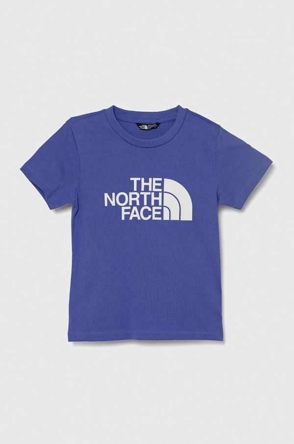 The North Face Otroška kratka majica The North Face EASY TEE vijolična barva