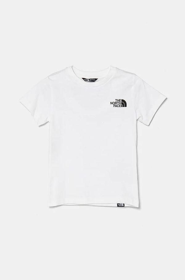 The North Face Otroška kratka majica The North Face TEEN S/S SIMPLE DOME TEE bela barva, NF0A8DRPFN41