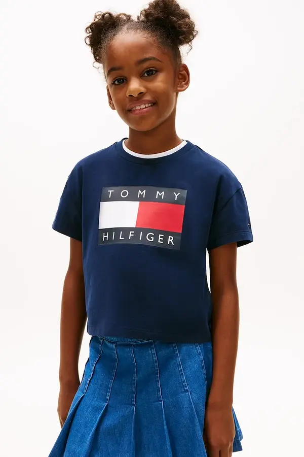 Tommy Hilfiger Otroška kratka majica Tommy Hilfiger