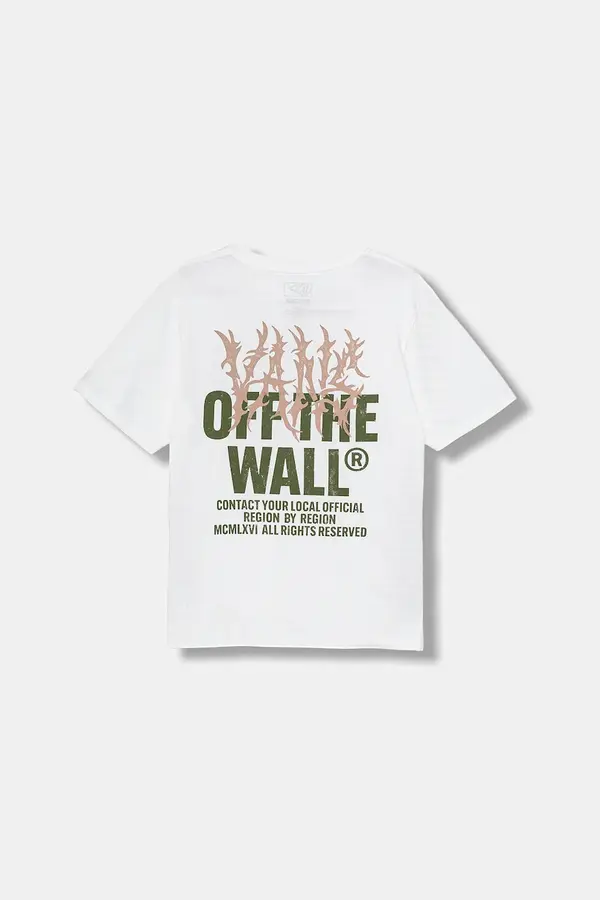 Vans Otroška kratka majica Vans Metal Wall SS