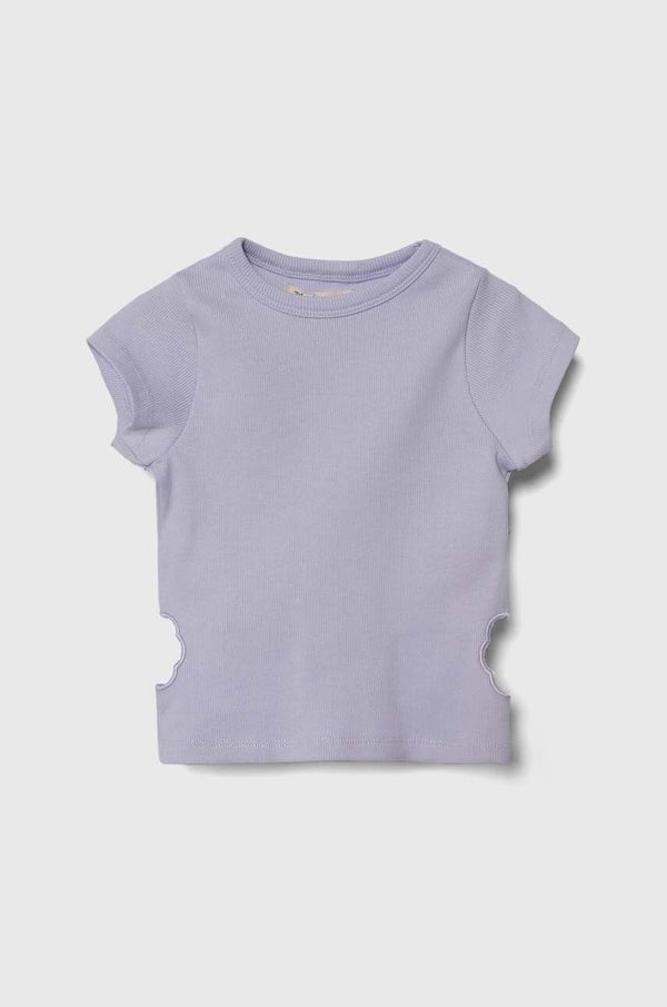 Zippy Otroška kratka majica zippy vijolična barva