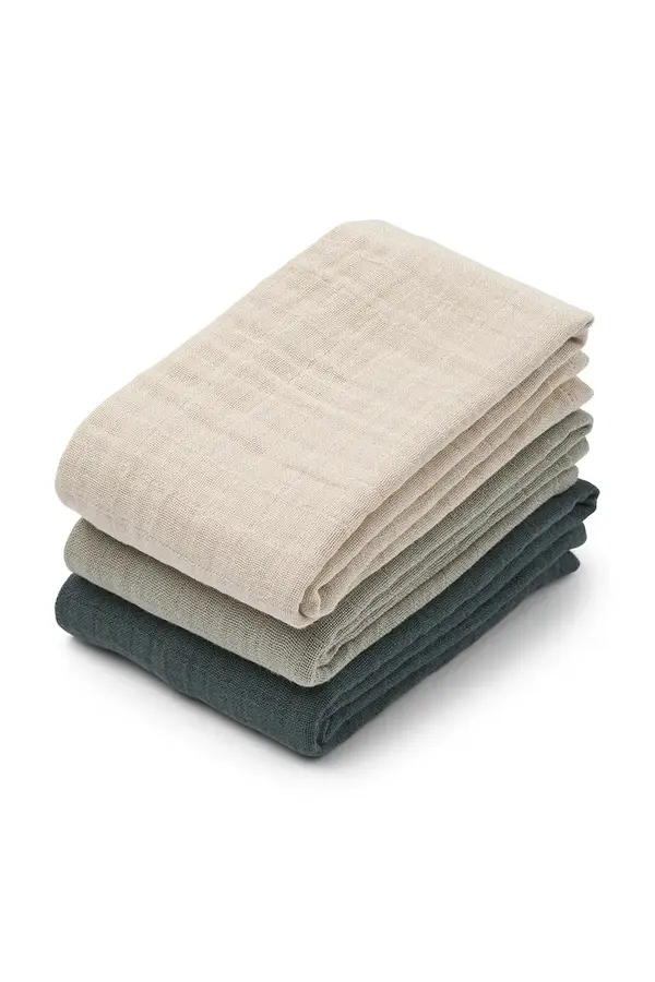 Liewood Otroška krpa Liewood Lewis Muslin Cloth 3-Pack 3-pack