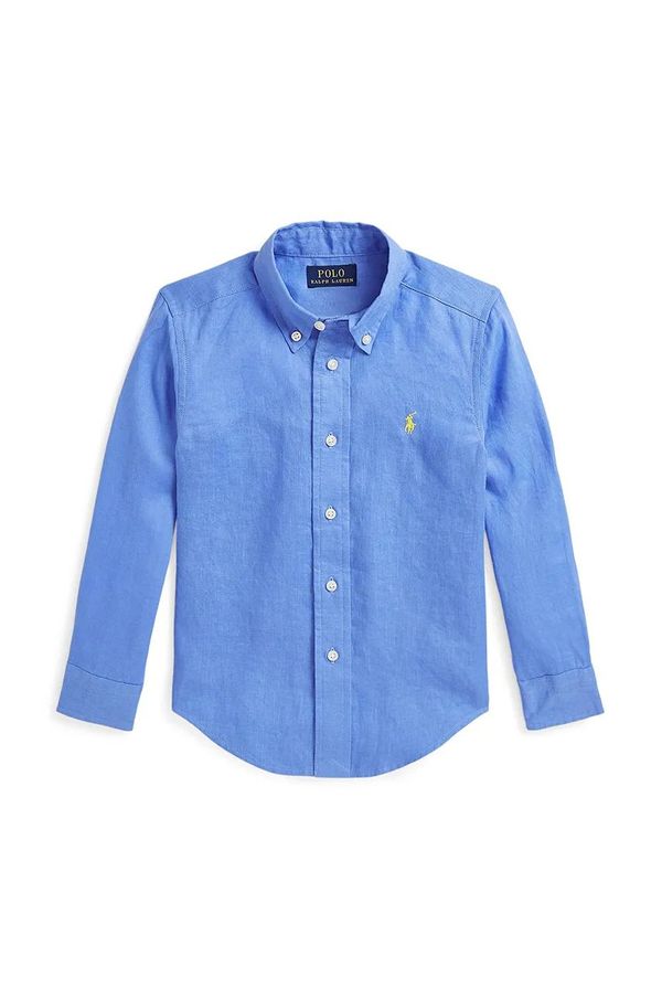 Polo Ralph Lauren Otroška lanena srajca Polo Ralph Lauren 322967600001