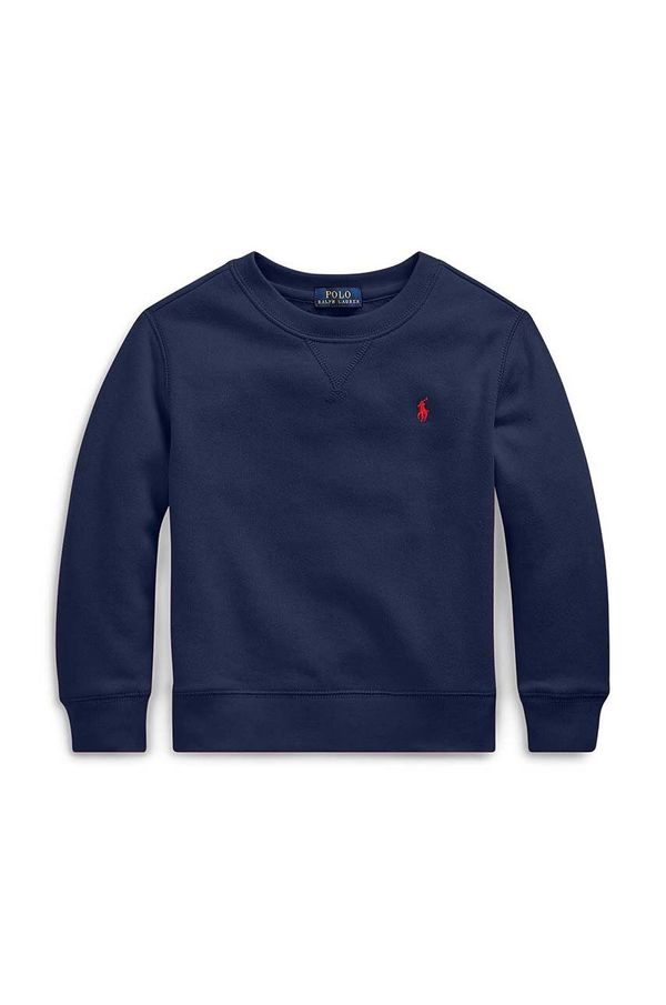 Polo Ralph Lauren Otroška mikica Polo Ralph Lauren mornarsko modra barva,