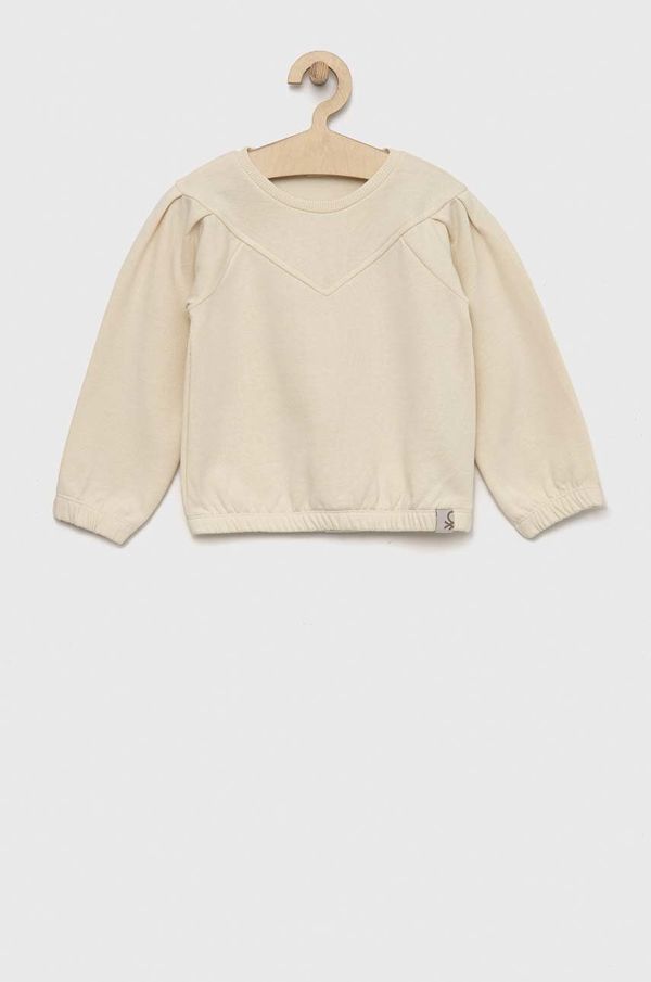 United Colors of Benetton Otroška mikica United Colors of Benetton bež barva,