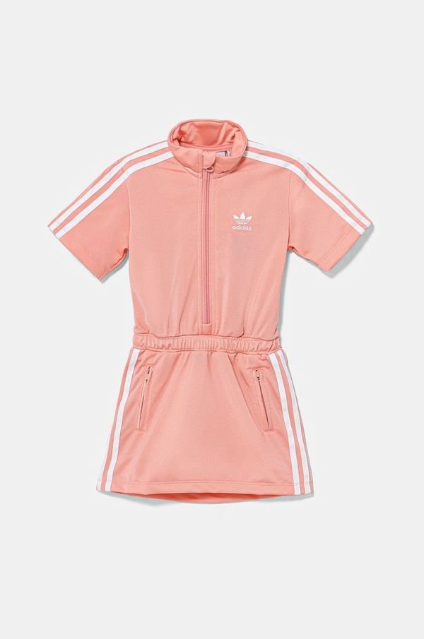 adidas Originals Otroška obleka adidas Originals roza barva, JC9170