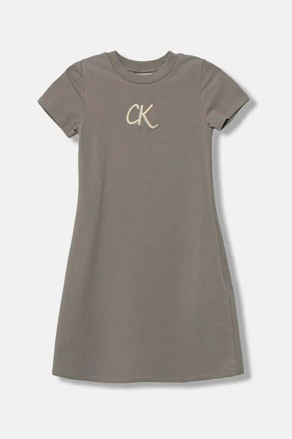 Calvin Klein Jeans Otroška obleka Calvin Klein Jeans