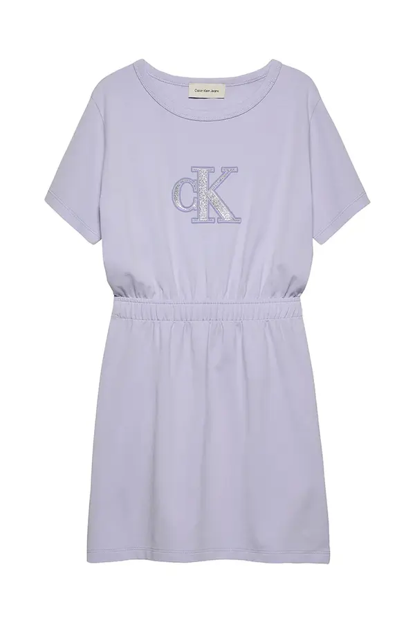 Calvin Klein Jeans Otroška obleka Calvin Klein Jeans