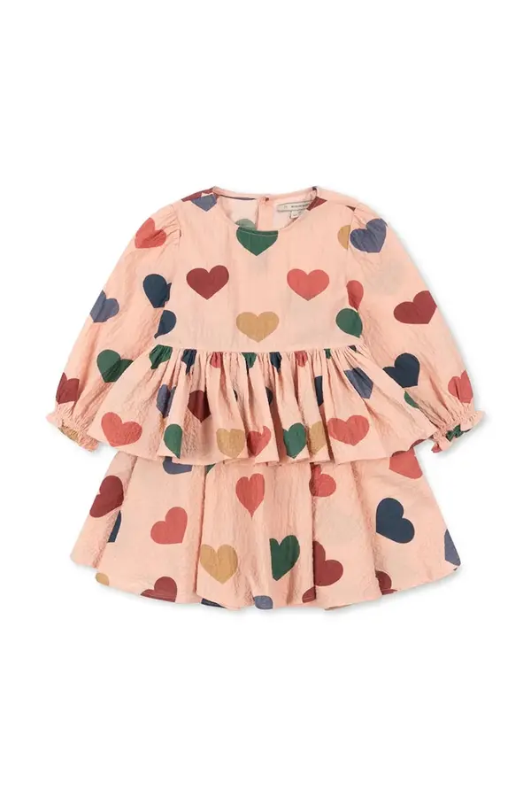 Konges Sløjd Otroška obleka Konges Sløjd ELIN DRESS GOTS