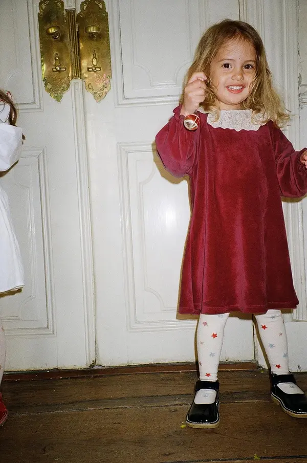 Konges Sløjd Otroška obleka Konges Sløjd VENOLA DRESS GRS