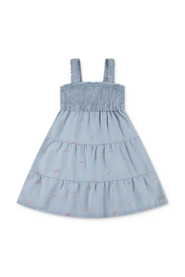 Levi's Otroška obleka Levi's BABY DOLL SMOCKED DRESS