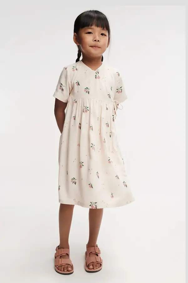 Liewood Otroška obleka Liewood Cleo Printed Shortsleeve Viscose Dress