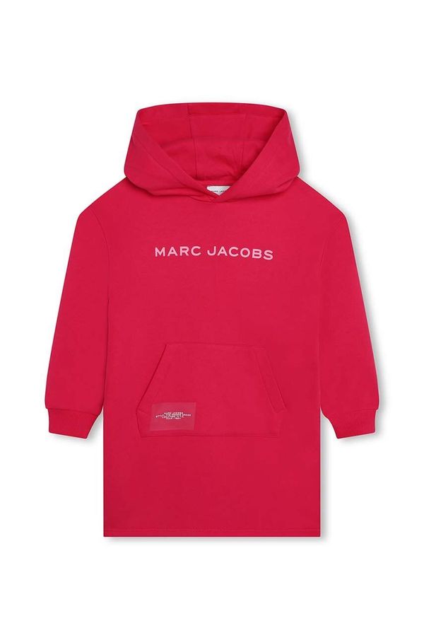 Marc Jacobs Otroška obleka Marc Jacobs rdeča barva