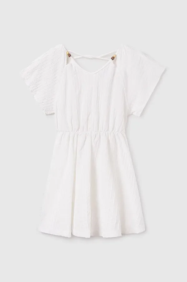 Mayoral Otroška obleka Mayoral bela barva, 6987