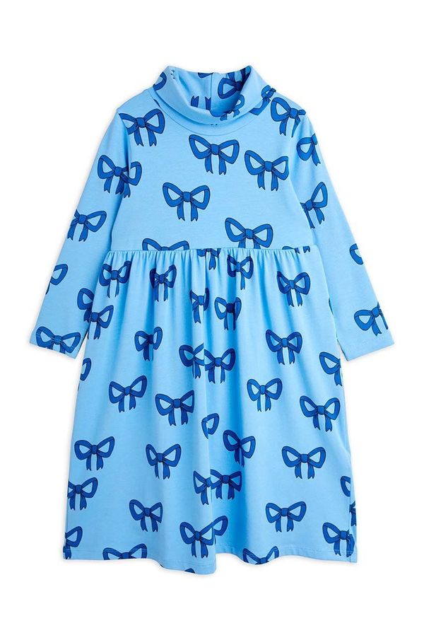 Mini Rodini Otroška obleka Mini Rodini Bow 2475012460