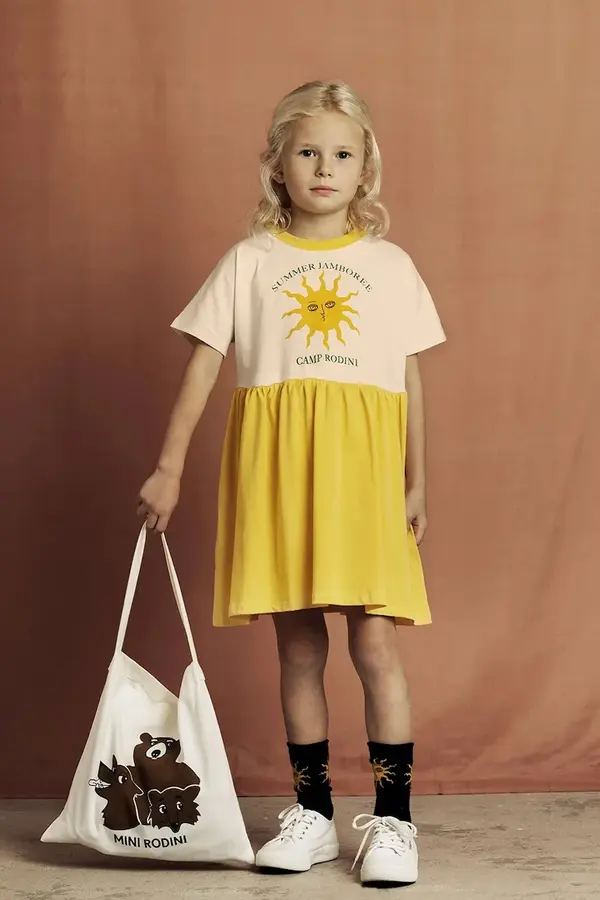 Mini Rodini Otroška obleka Mini Rodini Sun