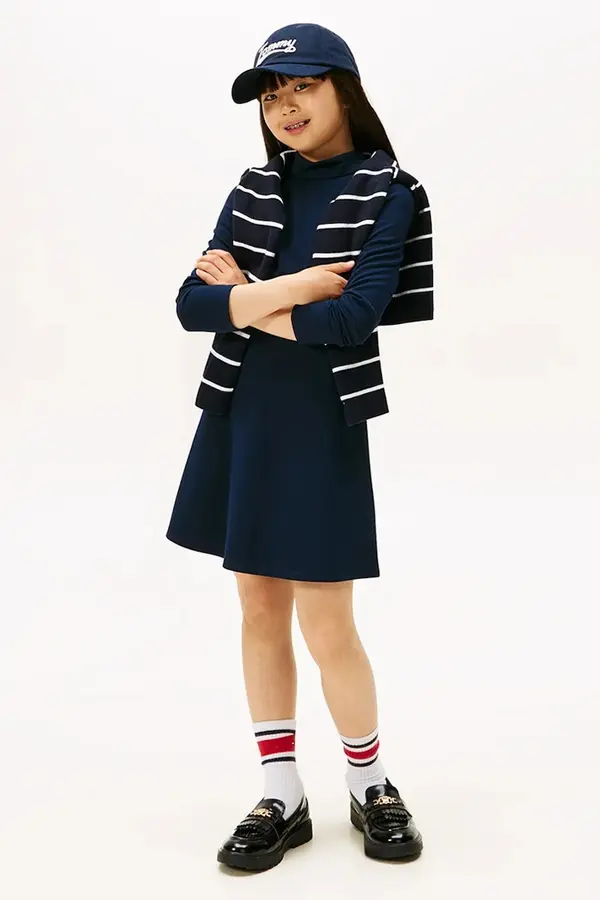 Tommy Hilfiger Otroška obleka Tommy Hilfiger