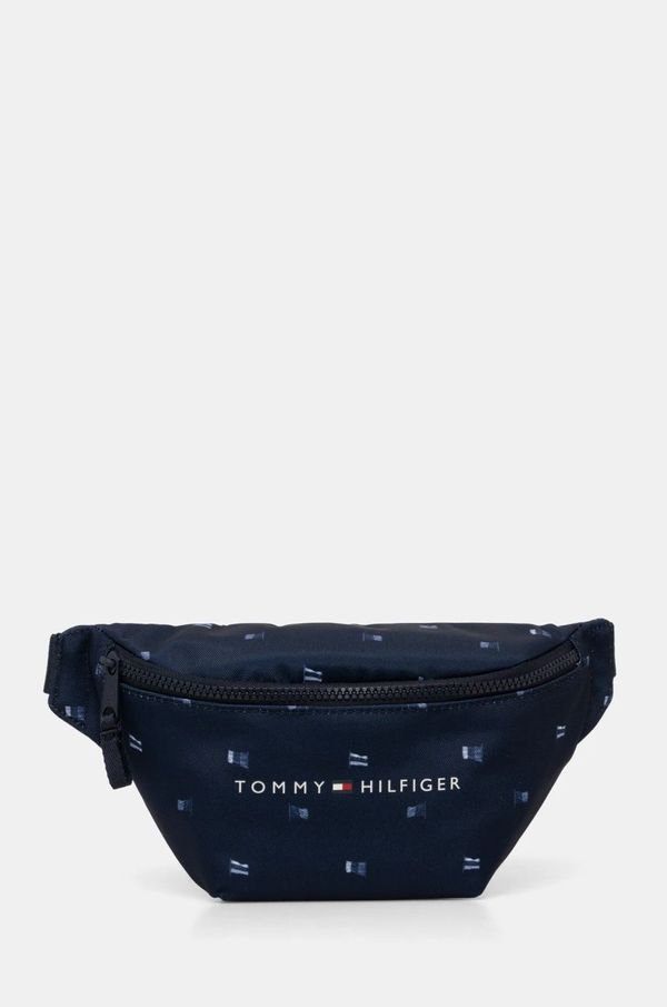 Tommy Hilfiger Otroška opasna torbica Tommy Hilfiger mornarsko modra barva, AU0AU01949