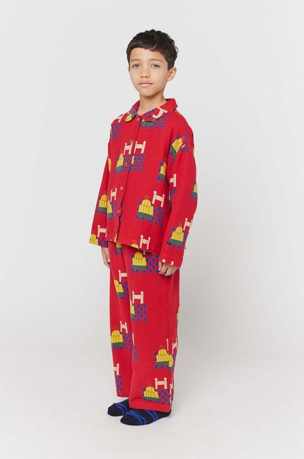 Bobo Choses Otroška pižama Bobo Choses rdeča barva