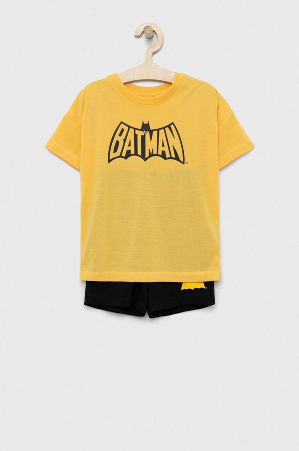Gap Otroška pižama GAP rumena barva